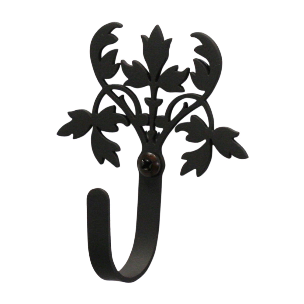 Floral Wall Hook Extra Small by Village Wrought Iron - Zawadee